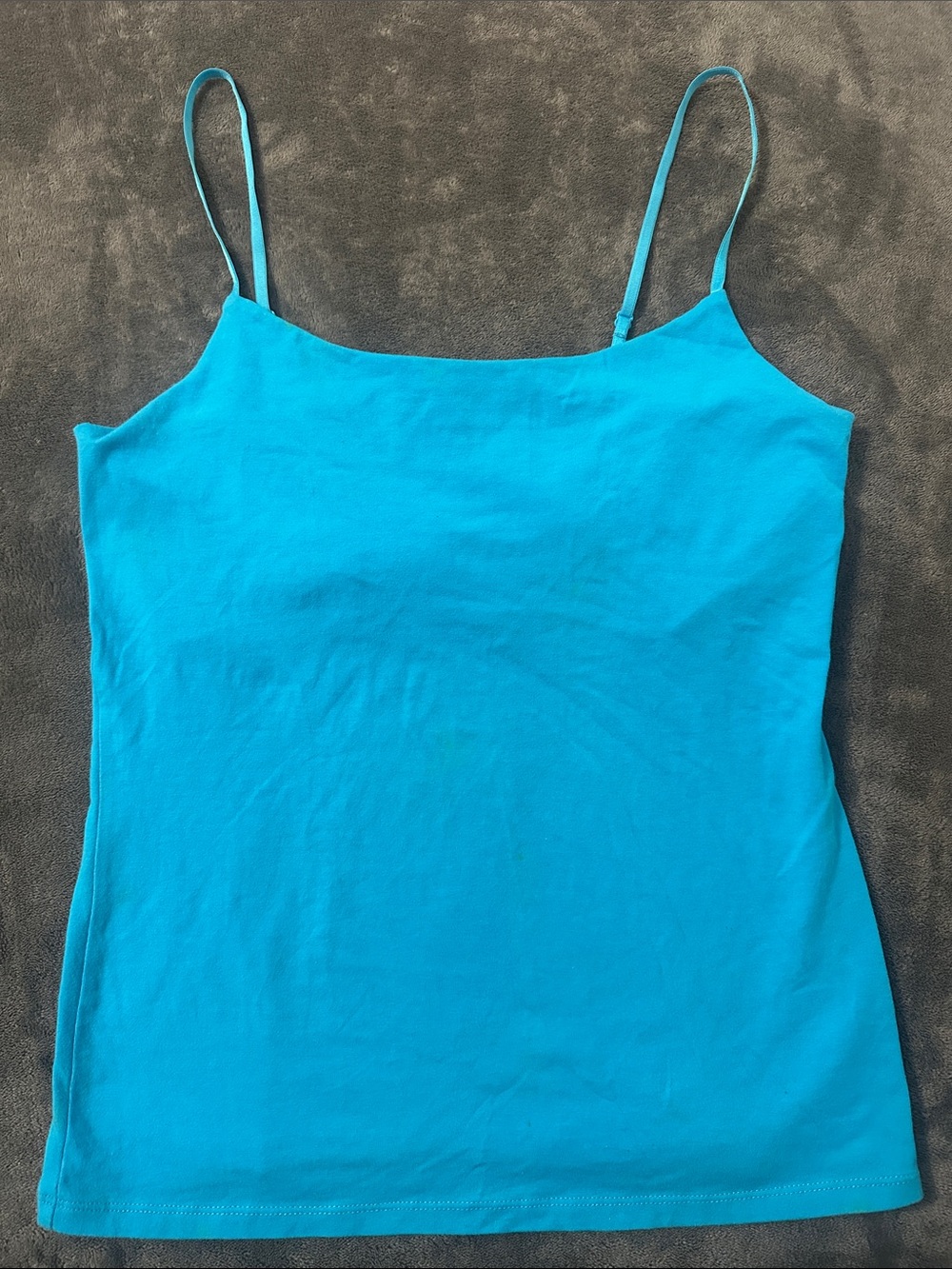 GAP Women's Bright Teal Spaghetti-Strap Camisole